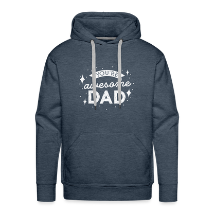 Men’s Premium Hoodie - DAD - Jeansblau