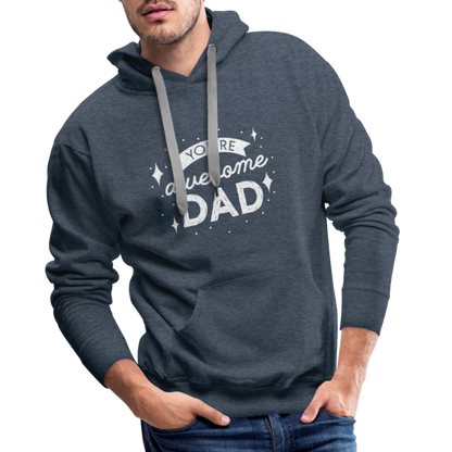 Men’s Premium Hoodie - DAD - Jeansblau