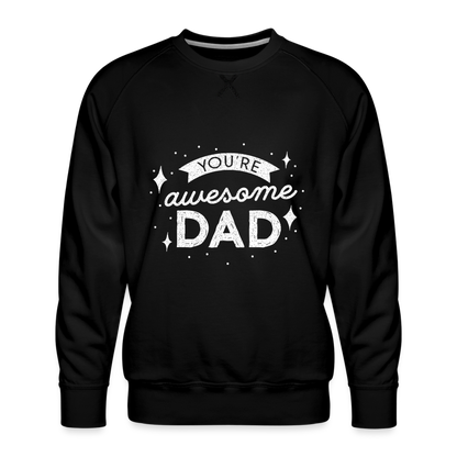 Männer Premium Pullover - DAD - Schwarz