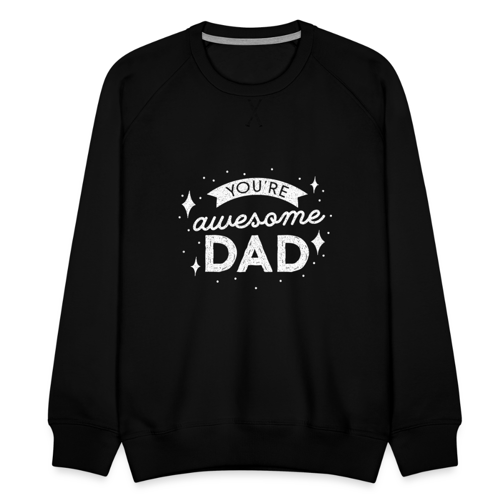 Männer Premium Pullover - DAD - Schwarz