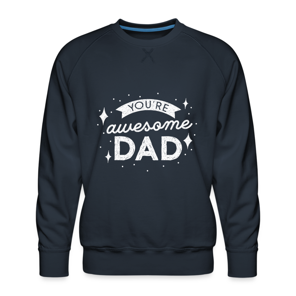 Männer Premium Pullover - DAD - Navy