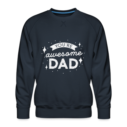 Männer Premium Pullover - DAD - Navy