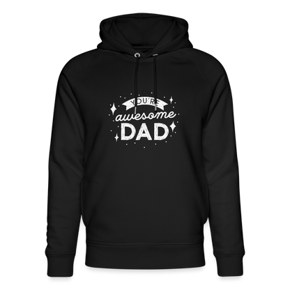 Unisex Bio-Hoodie von Stanley & Stella - DAD - Schwarz