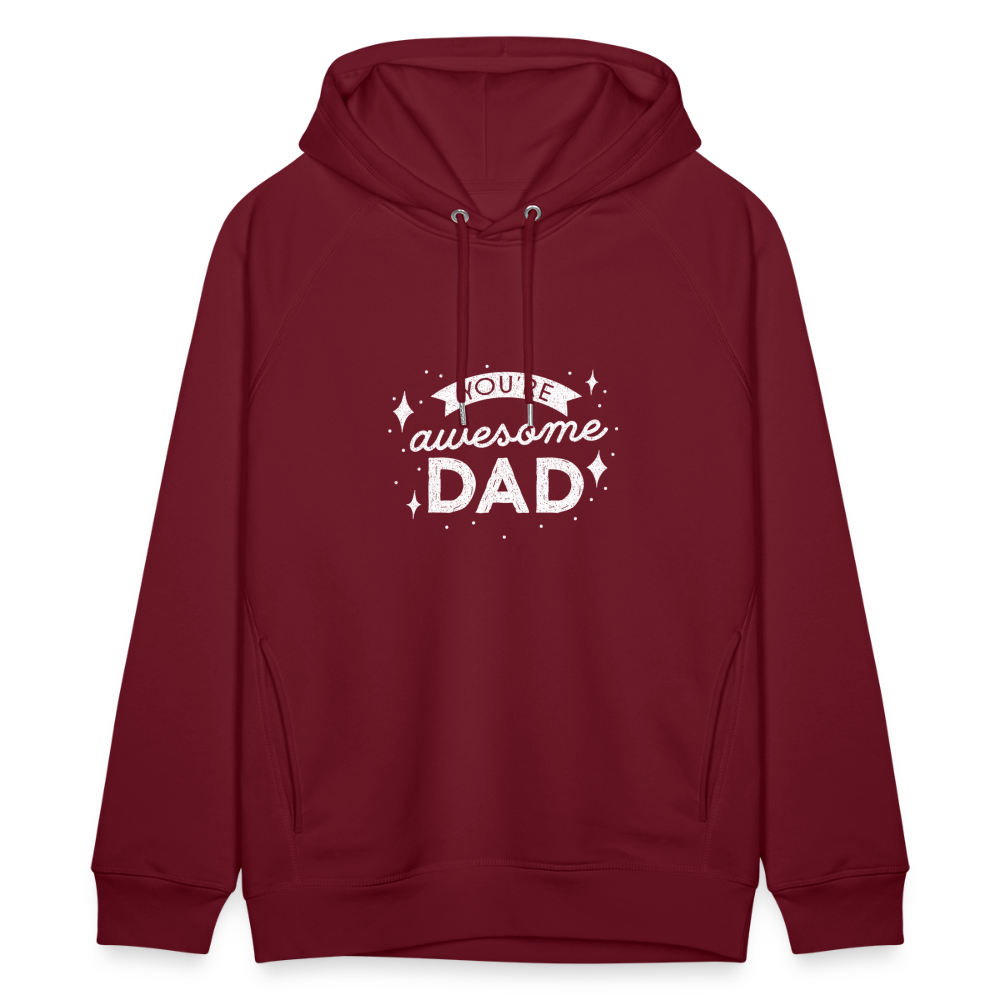 Unisex Bio-Hoodie von Stanley & Stella - DAD - Burgunderrot