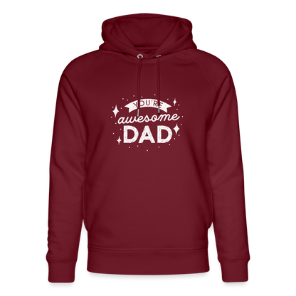 Unisex Bio-Hoodie von Stanley & Stella - DAD - Burgunderrot