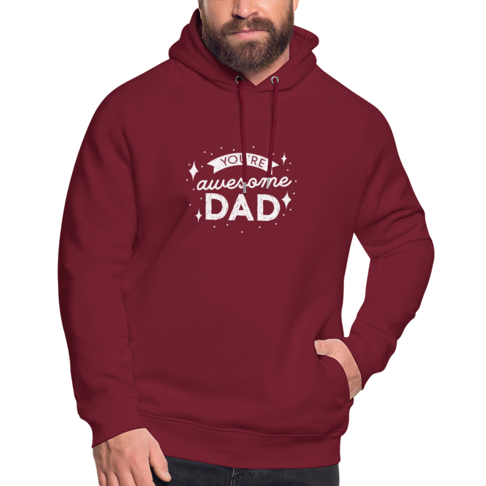 Unisex Bio-Hoodie von Stanley & Stella - DAD - Burgunderrot