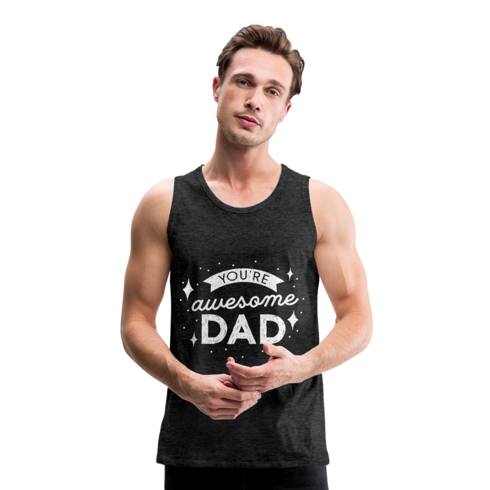 Männer Premium Tank Top - DAD - Anthrazit