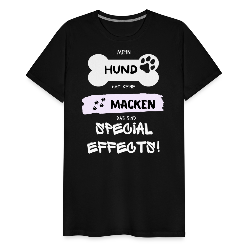 Männer Premium T-Shirt - Hund macken - Schwarz