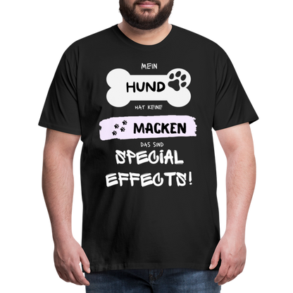 Männer Premium T-Shirt - Hund macken - Schwarz