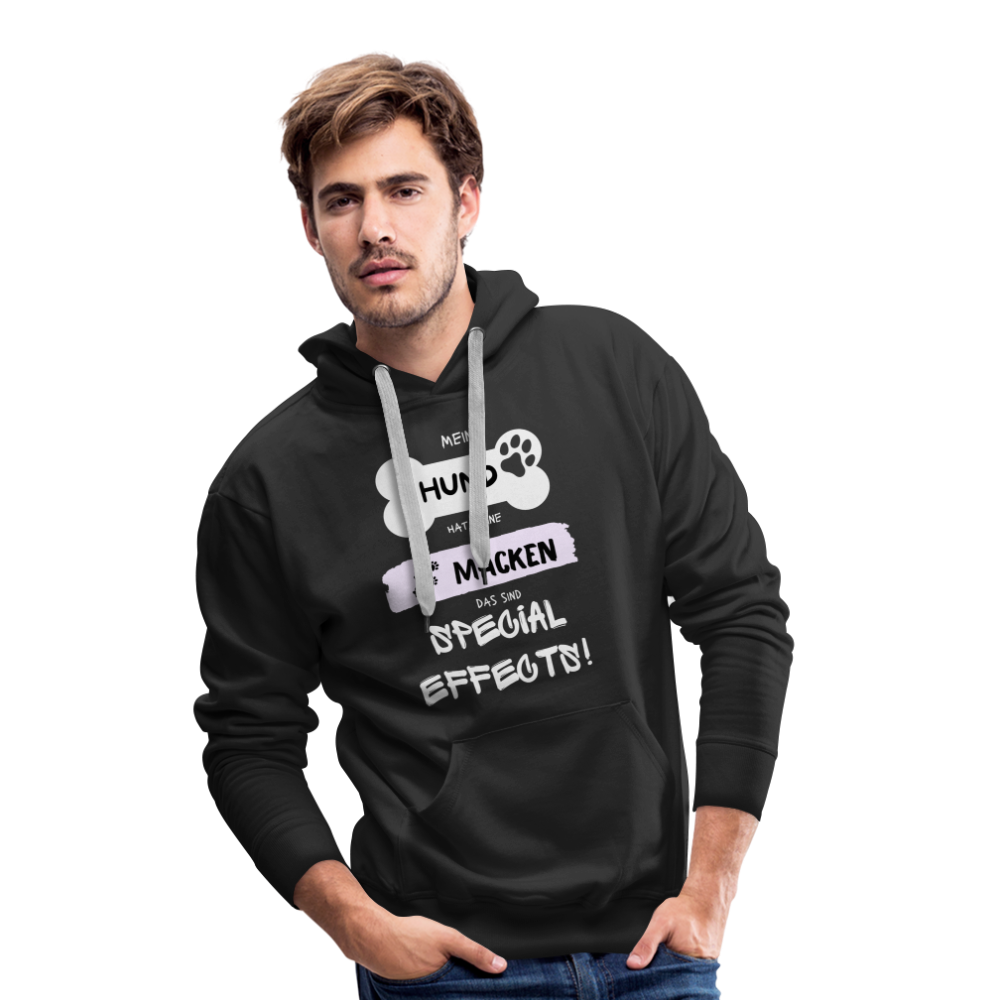 Men’s Premium Hoodie - Hund macken - Schwarz