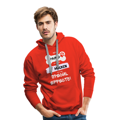 Men’s Premium Hoodie - Hund macken - Rot