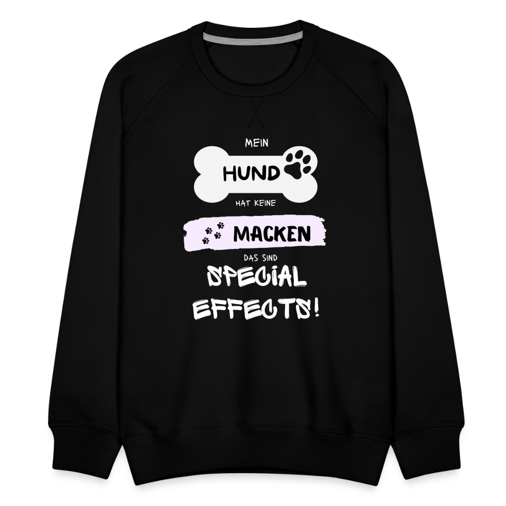 Männer Premium Pullover - Hund macken - Schwarz