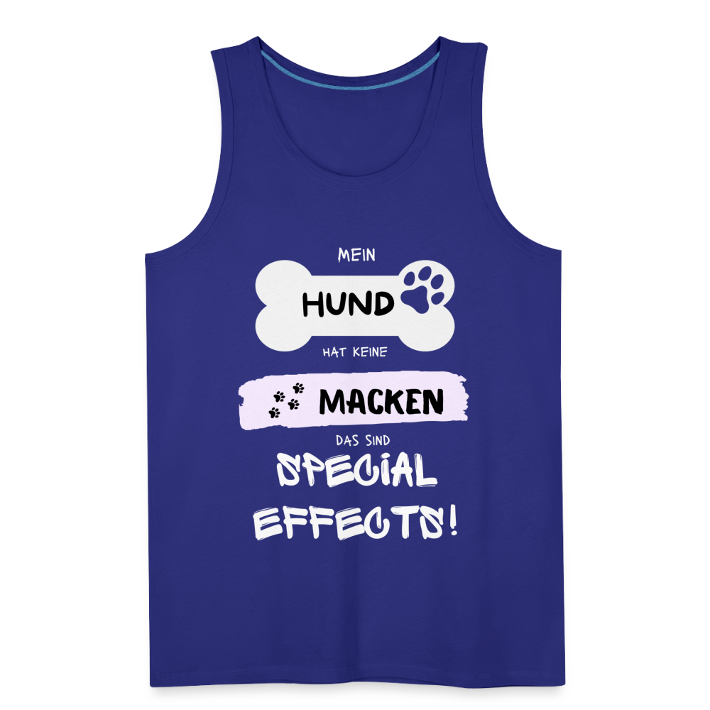 Männer Premium Tank Top - Hund macken - Königsblau