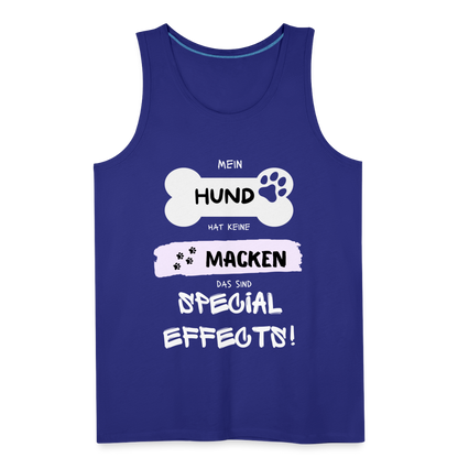 Männer Premium Tank Top - Hund macken - Königsblau