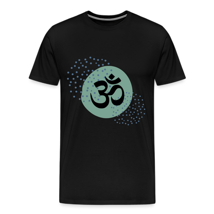 Männer Premium T-Shirt - Yoga - Schwarz