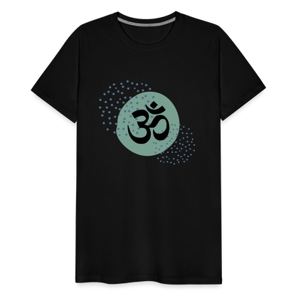 Männer Premium T-Shirt - Yoga - Schwarz