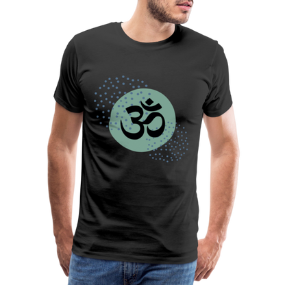 Männer Premium T-Shirt - Yoga - Schwarz