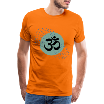 Männer Premium T-Shirt - Yoga - Orange