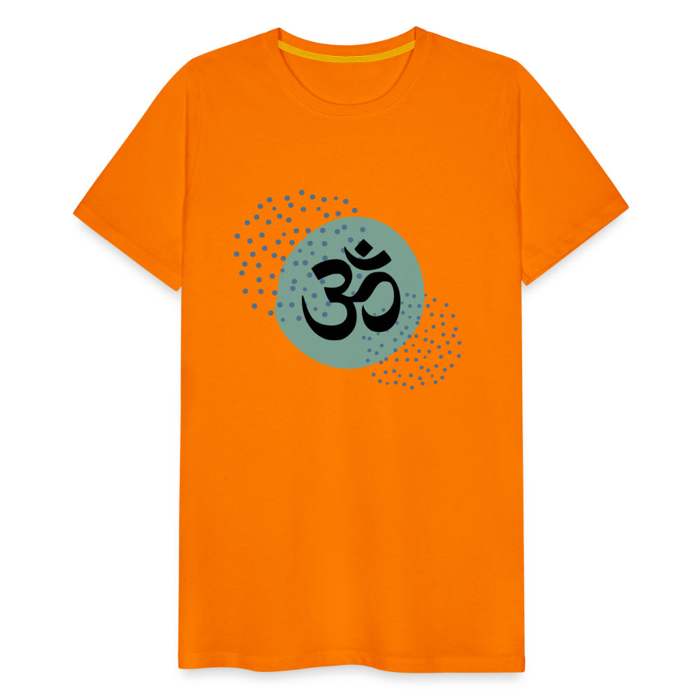 Männer Premium T-Shirt - Yoga - Orange