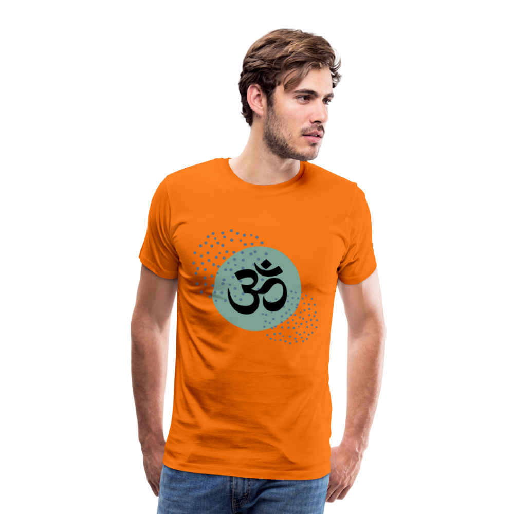 Männer Premium T-Shirt - Yoga - Orange