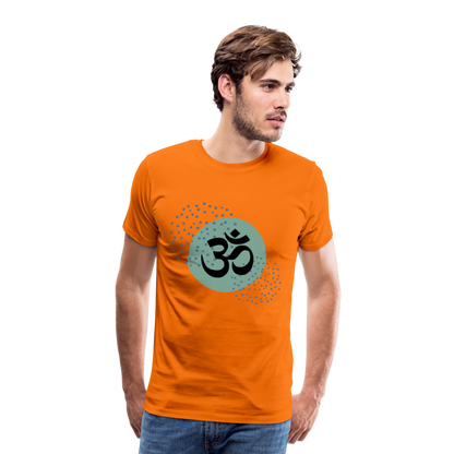 Männer Premium T-Shirt - Yoga - Orange