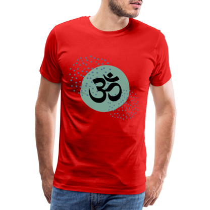 Männer Premium T-Shirt - Yoga - Rot