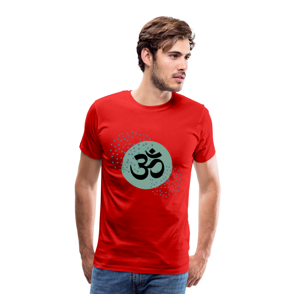 Männer Premium T-Shirt - Yoga - Rot