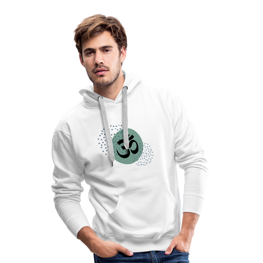 Men’s Premium Hoodie - Yoga - weiß