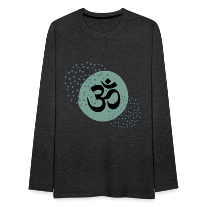 Männer Premium Langarmshirt - Yoga - Anthrazit