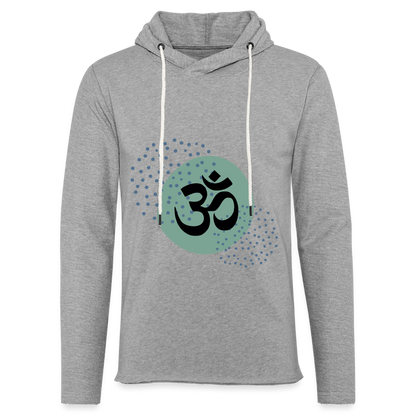 Leichtes Kapuzensweatshirt Unisex - Yoga - Grau meliert