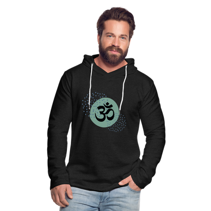 Leichtes Kapuzensweatshirt Unisex - Yoga - Anthrazit