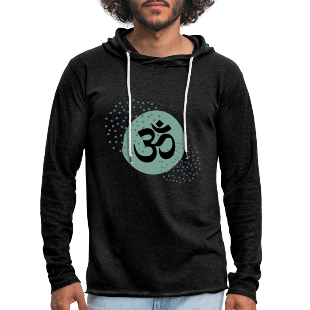 Leichtes Kapuzensweatshirt Unisex - Yoga - Anthrazit