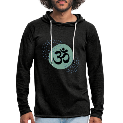 Leichtes Kapuzensweatshirt Unisex - Yoga - Anthrazit