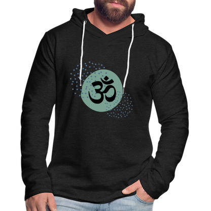 Leichtes Kapuzensweatshirt Unisex - Yoga - Anthrazit