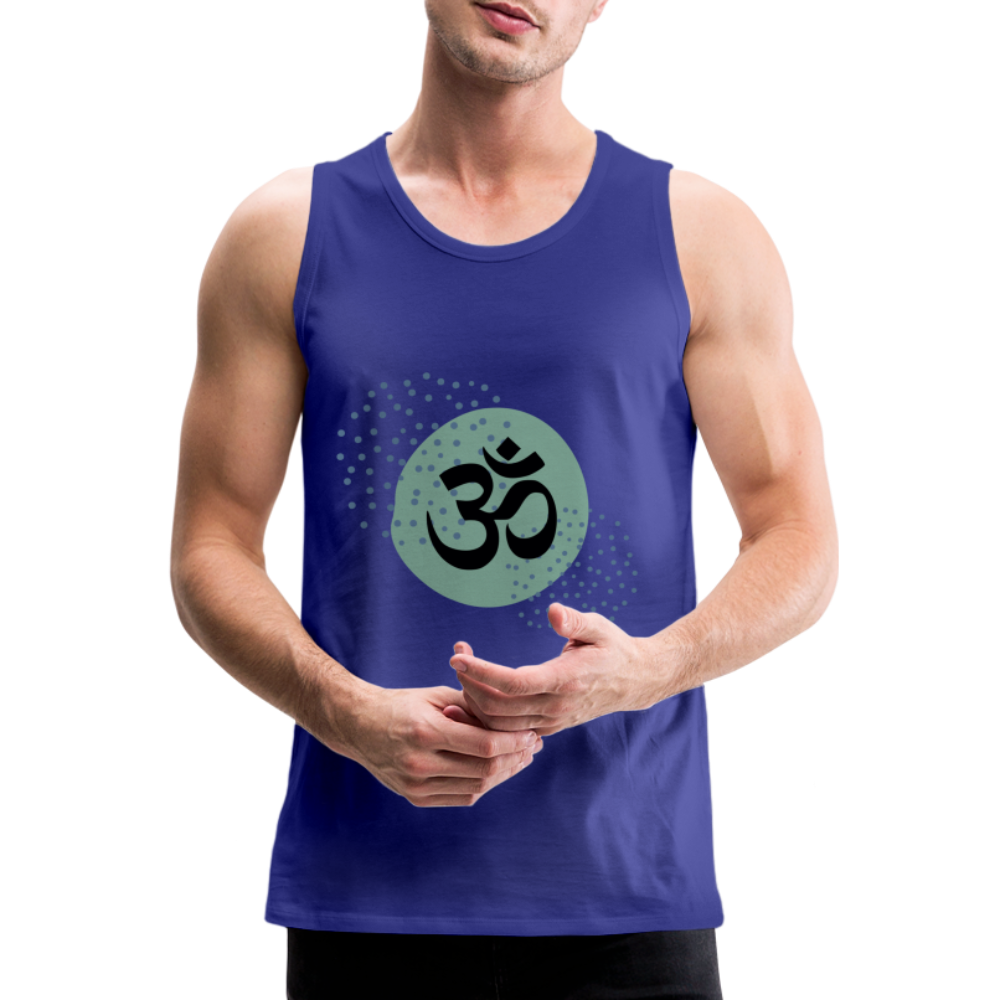 Männer Premium Tank Top - Yoga - Königsblau