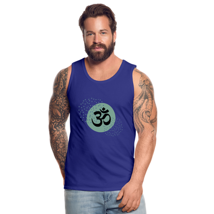 Männer Premium Tank Top - Yoga - Königsblau