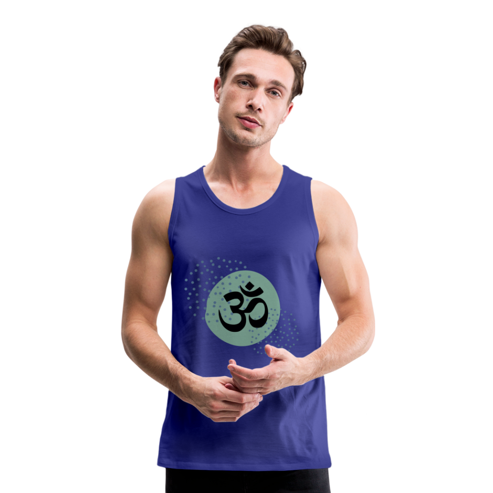 Männer Premium Tank Top - Yoga - Königsblau