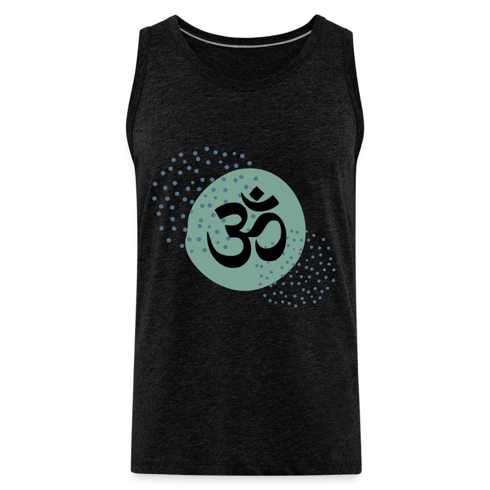 Männer Premium Tank Top - Yoga - Anthrazit