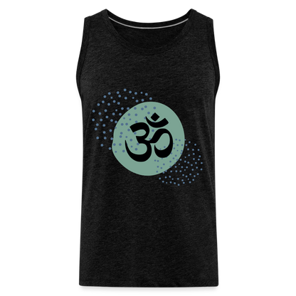 Männer Premium Tank Top - Yoga - Anthrazit