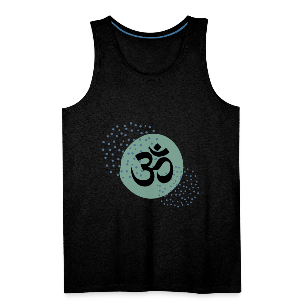 Männer Premium Tank Top - Yoga - Anthrazit