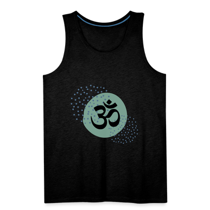 Männer Premium Tank Top - Yoga - Anthrazit