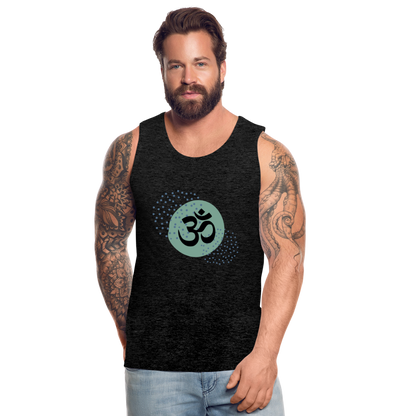 Männer Premium Tank Top - Yoga - Anthrazit