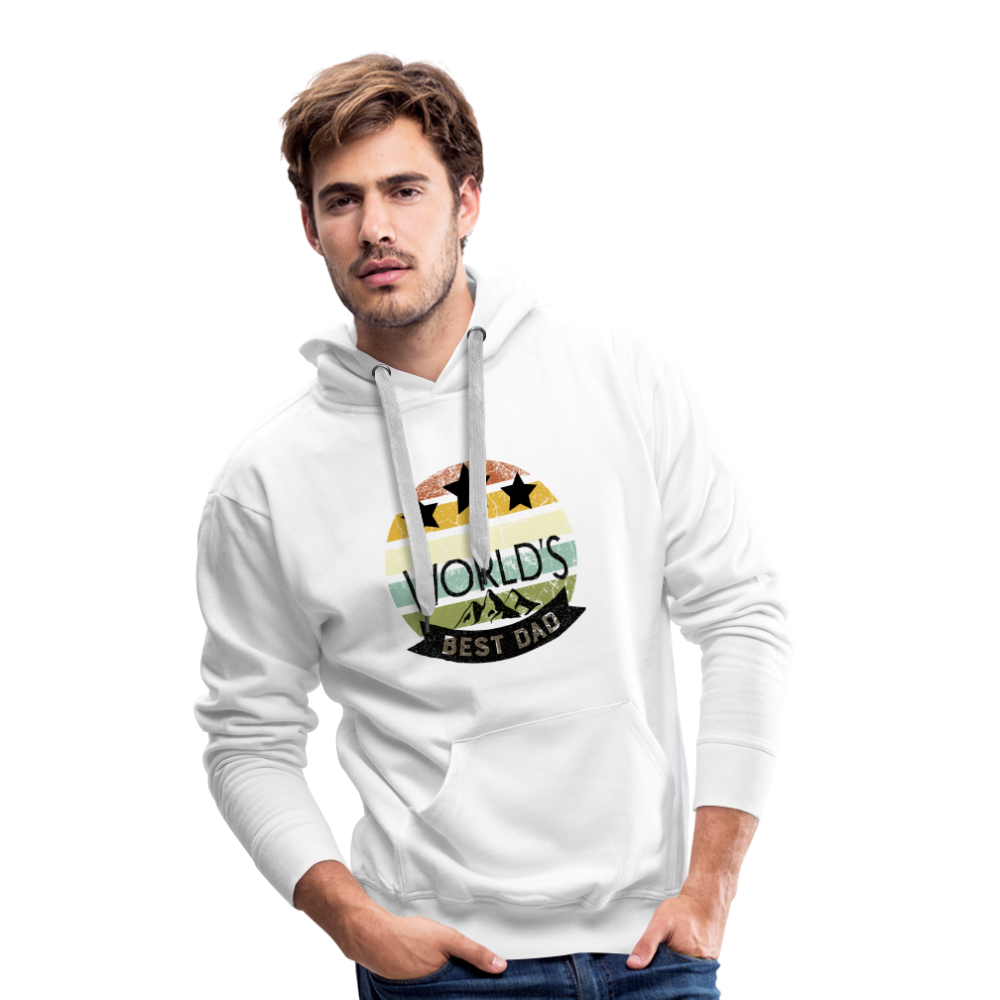 Men’s Premium Hoodie - Best Dad - weiß