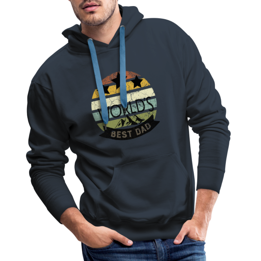 Men’s Premium Hoodie - Best Dad - Navy