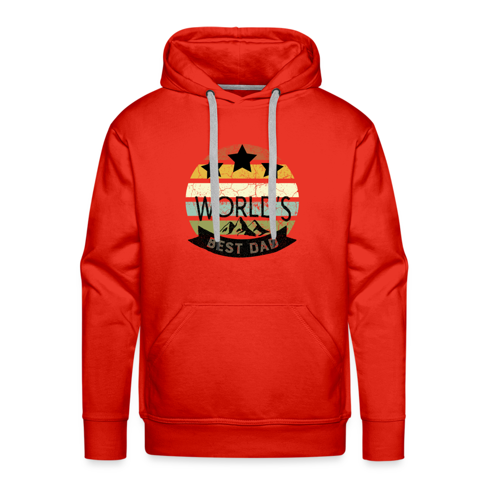 Men’s Premium Hoodie - Best Dad - Rot