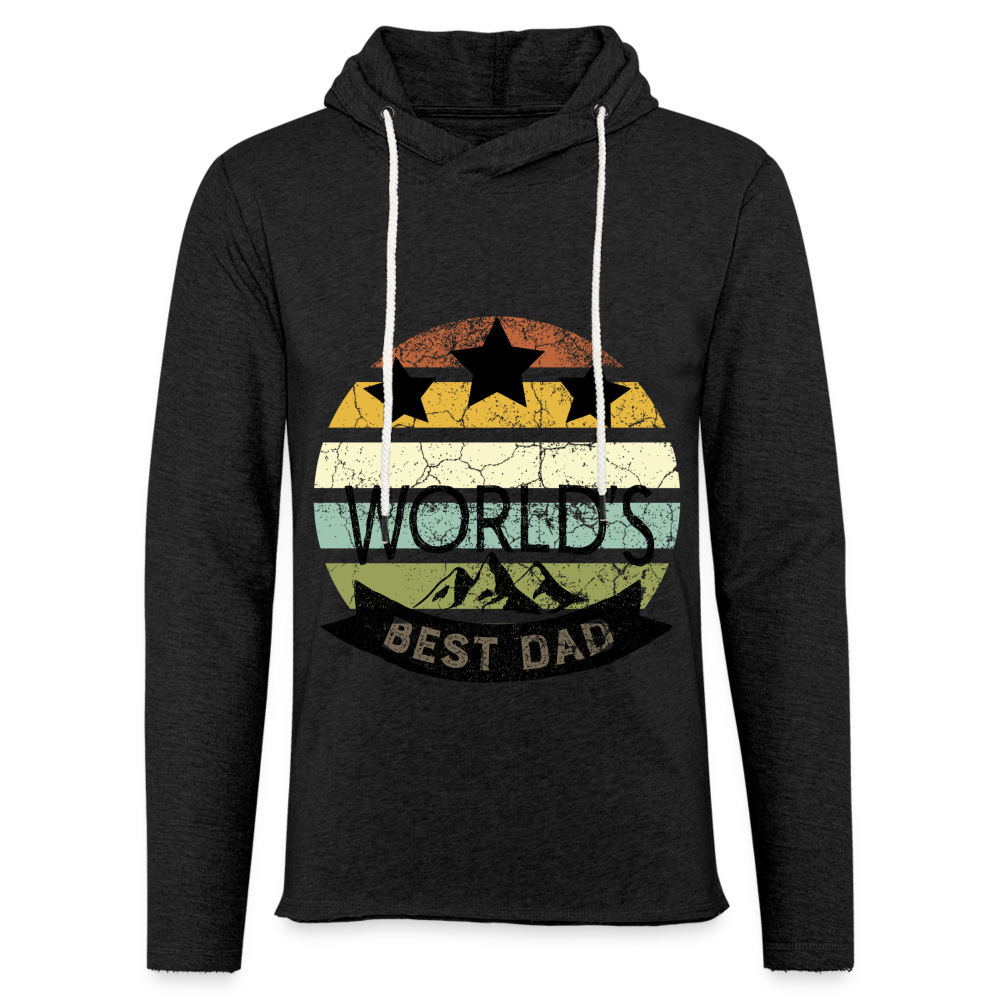 Leichtes Kapuzensweatshirt Unisex - Best Dad - Anthrazit