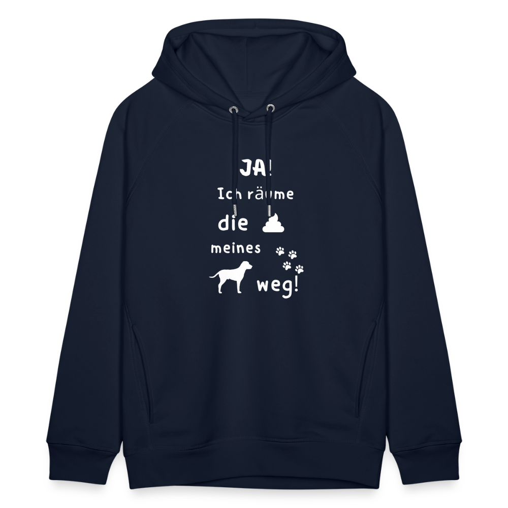 Unisex Bio-Hoodie von Stanley & Stella - Hund Spruch - Navy