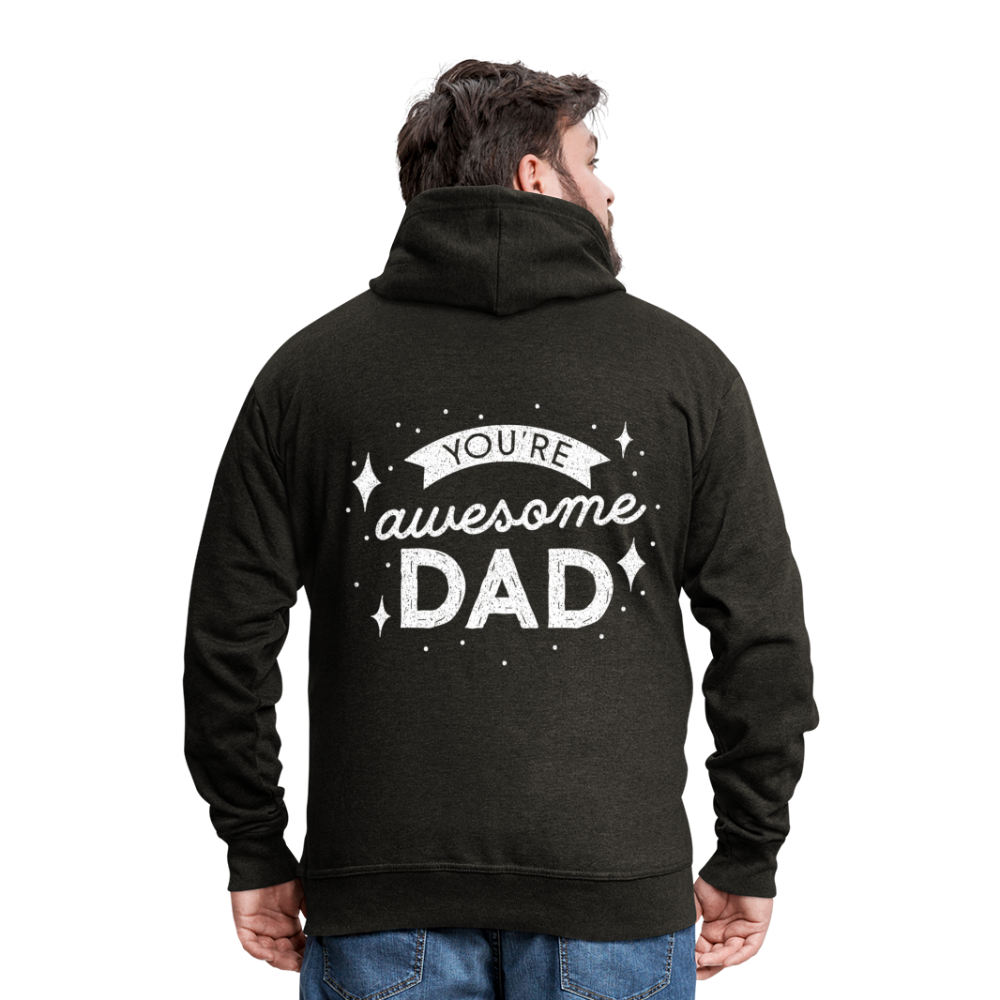 Männer Premium Kapuzenjacke - DAD - Anthrazit