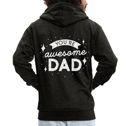 Männer Premium Kapuzenjacke - DAD - Anthrazit