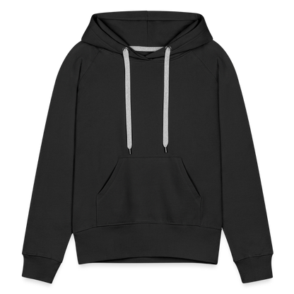 Frauen Premium Hoodie - LGBT Streifen - Schwarz